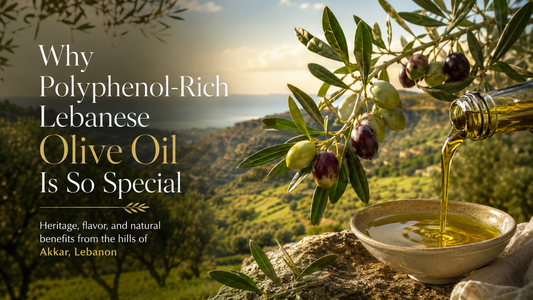Polyphenol-Rich Lebanese Olive Oil from Akkar | Mediterranean Bloom